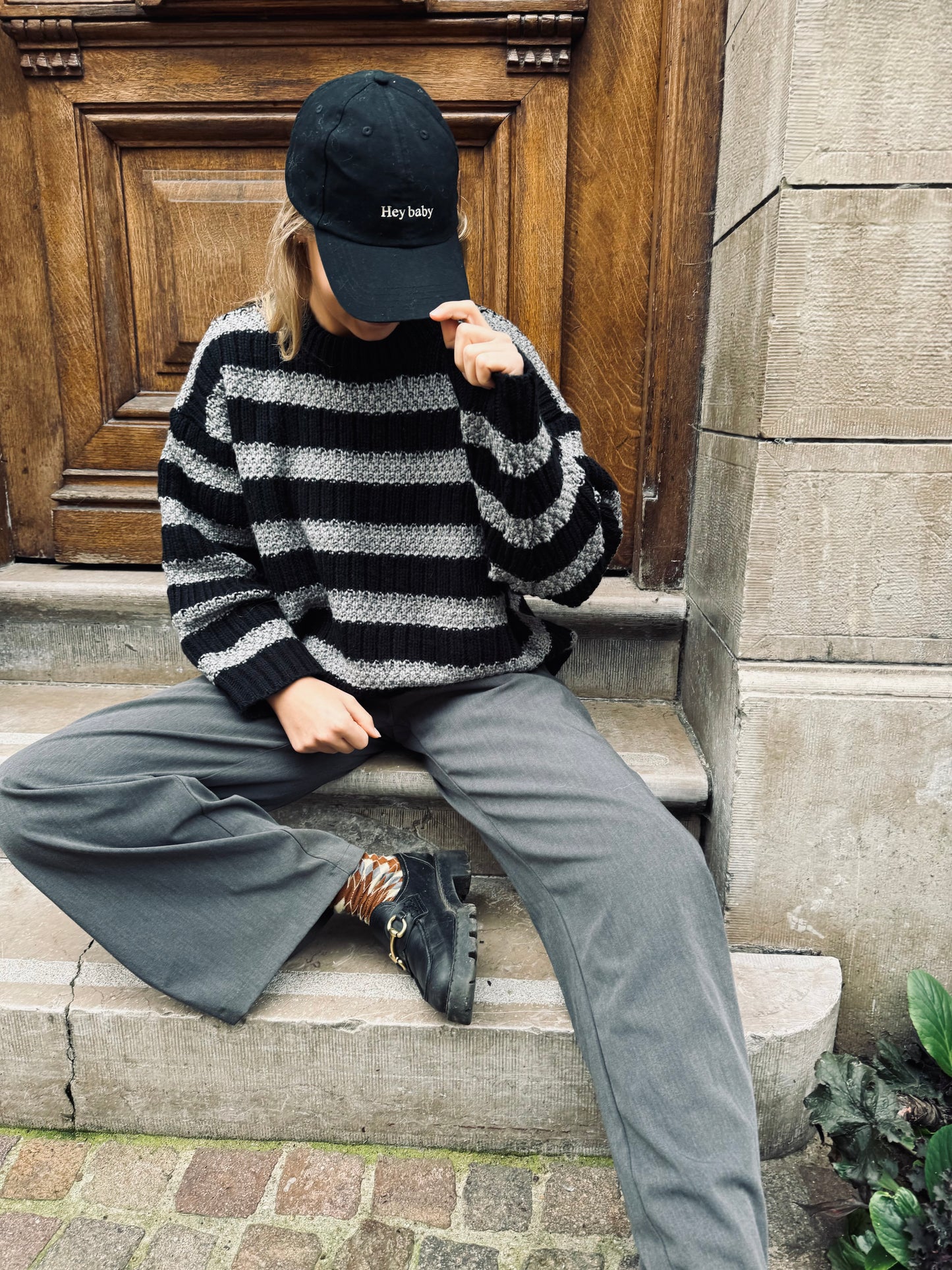 Pull Jade gris