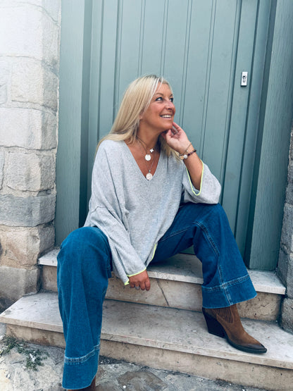 Pull Octavie gris