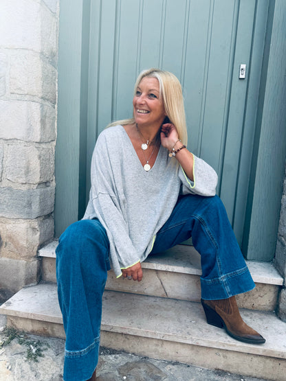 Pull Octavie gris